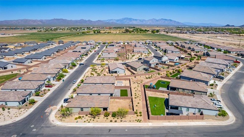 Welcome to Barnett Village, a vibrant new home community nestled in the growing town of Marana, Arizona, just northwest of Tucson. Located off Tangerine Road, this community offers a serene desert lifestyle with modern conveniences. Choose from a variety of thoughtfully designed single-family homes that feature up to five bedrooms, spacious open-concept living areas, and energy-efficient features, including DOE Zero Energy Ready Home certification, ensuring both sustainability and savings. Barnett Village stands out with its range of family-friendly amenities, including a playground, a half basketball court, ramadas, BBQ areas, and extensive walking trails. Enjoy the lush green spaces and gather with friends and family in beautifully landscaped parks. The community is just a short drive from major outdoor attractions such as Catalina State Park, Picacho Peak State Park, and Saguaro National Park, offering endless opportunities for hiking, cycling, and wildlife viewing. Residents of Barnett Village benefit from its proximity to excellent schools in the Marana Unified School District and easy access to shopping, dining, and recreation. The upcoming community pool in Marana, along with nearby attractions like the Marana Pumpkin Patch, Tucson Premium Outlets, and Heritage River Park, further enhance the lifestyle offered here. The homes at Barnett Village are designed with comfort and convenience in mind, featuring granite countertops, spacious walk-in closets, dual vanities in master baths, and smart home technology. With its blend of modern amenities, scenic beauty, and convenient location, Barnett Village is the perfect place to call home. Explore Barnett Village today and discover a community where you can truly thrive.