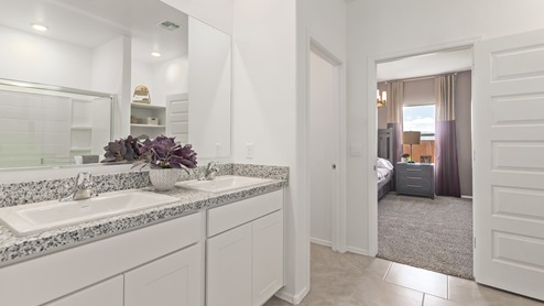 Welcome to Barnett Village, a vibrant new home community nestled in the growing town of Marana, Arizona, just northwest of Tucson. Located off Tangerine Road, this community offers a serene desert lifestyle with modern conveniences. Choose from a variety of thoughtfully designed single-family homes that feature up to five bedrooms, spacious open-concept living areas, and energy-efficient features, including DOE Zero Energy Ready Home certification, ensuring both sustainability and savings. Barnett Village stands out with its range of family-friendly amenities, including a playground, a half basketball court, ramadas, BBQ areas, and extensive walking trails. Enjoy the lush green spaces and gather with friends and family in beautifully landscaped parks. The community is just a short drive from major outdoor attractions such as Catalina State Park, Picacho Peak State Park, and Saguaro National Park, offering endless opportunities for hiking, cycling, and wildlife viewing. Residents of Barnett Village benefit from its proximity to excellent schools in the Marana Unified School District and easy access to shopping, dining, and recreation. The upcoming community pool in Marana, along with nearby attractions like the Marana Pumpkin Patch, Tucson Premium Outlets, and Heritage River Park, further enhance the lifestyle offered here. The homes at Barnett Village are designed with comfort and convenience in mind, featuring granite countertops, spacious walk-in closets, dual vanities in master baths, and smart home technology. With its blend of modern amenities, scenic beauty, and convenient location, Barnett Village is the perfect place to call home. Explore Barnett Village today and discover a community where you can truly thrive.