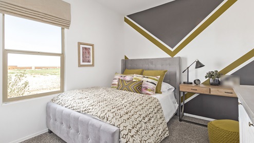 Welcome to Barnett Village, a vibrant new home community nestled in the growing town of Marana, Arizona, just northwest of Tucson. Located off Tangerine Road, this community offers a serene desert lifestyle with modern conveniences. Choose from a variety of thoughtfully designed single-family homes that feature up to five bedrooms, spacious open-concept living areas, and energy-efficient features, including DOE Zero Energy Ready Home certification, ensuring both sustainability and savings. Barnett Village stands out with its range of family-friendly amenities, including a playground, a half basketball court, ramadas, BBQ areas, and extensive walking trails. Enjoy the lush green spaces and gather with friends and family in beautifully landscaped parks. The community is just a short drive from major outdoor attractions such as Catalina State Park, Picacho Peak State Park, and Saguaro National Park, offering endless opportunities for hiking, cycling, and wildlife viewing. Residents of Barnett Village benefit from its proximity to excellent schools in the Marana Unified School District and easy access to shopping, dining, and recreation. The upcoming community pool in Marana, along with nearby attractions like the Marana Pumpkin Patch, Tucson Premium Outlets, and Heritage River Park, further enhance the lifestyle offered here. The homes at Barnett Village are designed with comfort and convenience in mind, featuring granite countertops, spacious walk-in closets, dual vanities in master baths, and smart home technology. With its blend of modern amenities, scenic beauty, and convenient location, Barnett Village is the perfect place to call home. Explore Barnett Village today and discover a community where you can truly thrive.