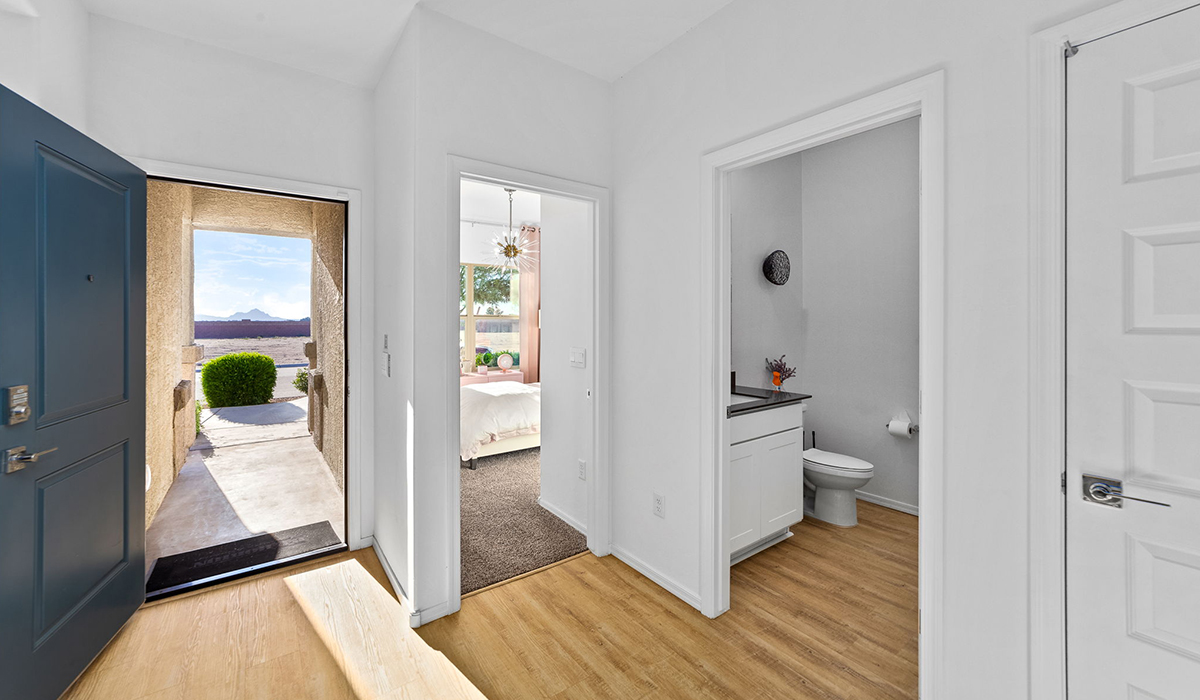 Welcome to Barnett Village, a vibrant new home community nestled in the growing town of Marana, Arizona, just northwest of Tucson. Located off Tangerine Road, this community offers a serene desert lifestyle with modern conveniences. Choose from a variety of thoughtfully designed single-family homes that feature up to five bedrooms, spacious open-concept living areas, and energy-efficient features, including DOE Zero Energy Ready Home certification, ensuring both sustainability and savings.  Barnett Village stands out with its range of family-friendly amenities, including a playground, a half basketball court, ramadas, BBQ areas, and extensive walking trails. Enjoy the lush green spaces and gather with friends and family in beautifully landscaped parks. The community is just a short drive from major outdoor attractions such as Catalina State Park, Picacho Peak State Park, and Saguaro National Park, offering endless opportunities for hiking, cycling, and wildlife viewing.  Residents of Barnett Village benefit from its proximity to excellent schools in the Marana Unified School District and easy access to shopping, dining, and recreation. The upcoming community pool in Marana, along with nearby attractions like the Marana Pumpkin Patch, Tucson Premium Outlets, and Heritage River Park, further enhance the lifestyle offered here.  The homes at Barnett Village are designed with comfort and convenience in mind, featuring granite countertops, spacious walk-in closets, dual vanities in master baths, and smart home technology. With its blend of modern amenities, scenic beauty, and convenient location, Barnett Village is the perfect place to call home.  Explore Barnett Village today and discover a community where you can truly thrive.