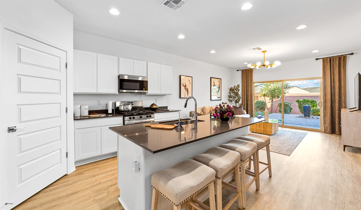 Welcome to Barnett Village, a vibrant new home community nestled in the growing town of Marana, Arizona, just northwest of Tucson. Located off Tangerine Road, this community offers a serene desert lifestyle with modern conveniences. Choose from a variety of thoughtfully designed single-family homes that feature up to five bedrooms, spacious open-concept living areas, and energy-efficient features, including DOE Zero Energy Ready Home certification, ensuring both sustainability and savings.  Barnett Village stands out with its range of family-friendly amenities, including a playground, a half basketball court, ramadas, BBQ areas, and extensive walking trails. Enjoy the lush green spaces and gather with friends and family in beautifully landscaped parks. The community is just a short drive from major outdoor attractions such as Catalina State Park, Picacho Peak State Park, and Saguaro National Park, offering endless opportunities for hiking, cycling, and wildlife viewing.  Residents of Barnett Village benefit from its proximity to excellent schools in the Marana Unified School District and easy access to shopping, dining, and recreation. The upcoming community pool in Marana, along with nearby attractions like the Marana Pumpkin Patch, Tucson Premium Outlets, and Heritage River Park, further enhance the lifestyle offered here.  The homes at Barnett Village are designed with comfort and convenience in mind, featuring granite countertops, spacious walk-in closets, dual vanities in master baths, and smart home technology. With its blend of modern amenities, scenic beauty, and convenient location, Barnett Village is the perfect place to call home.  Explore Barnett Village today and discover a community where you can truly thrive.