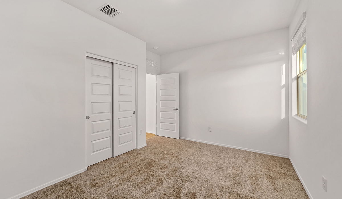 Step into The Dalea at Barnett Village, Marana, Arizona – a perfect blend of comfort, modern living, and energy efficiency. This thoughtfully crafted one-story home spans 2,224 square feet and offers five bedrooms and 3 bathrooms, ideal for families of all sizes.  The open-concept design features a spacious great room that effortlessly connects with the kitchen and dining area, creating an inviting central hub for everyday living and entertaining. The kitchen is equipped with contemporary appliances and a pantry, offering ample storage and convenience for meal preparation.  The primary bedroom, located at the rear of the home, provides a peaceful retreat with a private ensuite bathroom and a generous walk-in closet. The additional four bedrooms are positioned at the front of the house, offering versatility for use as guest rooms, a home office, or children’s bedrooms.  The Dalea floor plan offers the option of a three-car tandem garage, perfect for additional space and larger sized vehicles. Whether it’s morning coffee or evening relaxation, this outdoor space extends your living area into the serene landscape of Barnett Village.  Built with energy efficiency as a priority, the Dalea includes smart home technology, which not only simplifies daily living but also helps reduce utility costs.  *Images shown are for reference only. They depict the Dalea floor plan but may not represent the actual home and design package.