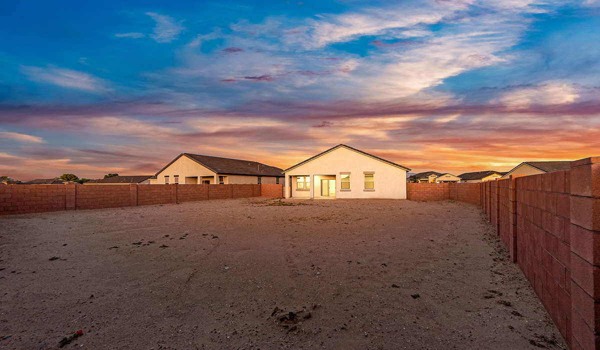 Step into The Dalea at Barnett Village, Marana, Arizona – a perfect blend of comfort, modern living, and energy efficiency. This thoughtfully crafted one-story home spans 2,224 square feet and offers five bedrooms and 3 bathrooms, ideal for families of all sizes.  The open-concept design features a spacious great room that effortlessly connects with the kitchen and dining area, creating an inviting central hub for everyday living and entertaining. The kitchen is equipped with contemporary appliances and a pantry, offering ample storage and convenience for meal preparation.  The primary bedroom, located at the rear of the home, provides a peaceful retreat with a private ensuite bathroom and a generous walk-in closet. The additional four bedrooms are positioned at the front of the house, offering versatility for use as guest rooms, a home office, or children’s bedrooms.  The Dalea floor plan offers the option of a three-car tandem garage, perfect for additional space and larger sized vehicles. Whether it’s morning coffee or evening relaxation, this outdoor space extends your living area into the serene landscape of Barnett Village.  Built with energy efficiency as a priority, the Dalea includes smart home technology, which not only simplifies daily living but also helps reduce utility costs.  *Images shown are for reference only. They depict the Dalea floor plan but may not represent the actual home and design package.