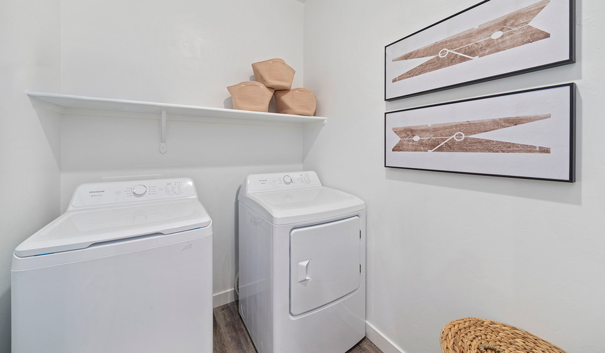 Introducing the York — a thoughtfully designed new floor plan at Solterra by D.R. Horton in Green Valley. Offering 1,863 square feet of well-planned living space, the York is ideal for those seeking a home that balances comfort, flexibility, and modern design.  Step inside through the welcoming entryway and experience an open-concept layout that maximizes every square foot. The expansive great room serves as the heart of the home, flowing seamlessly into the dining area and kitchen, perfect for both everyday living and entertaining. The kitchen features a spacious center island, quartz countertops, Shaker-style cabinetry, and a dedicated pantry, delivering a clean, modern aesthetic with ample storage for all your culinary essentials.  The York is available in two- and three-bedroom configurations, offering flexibility to meet a variety of lifestyle needs. The primary suite is thoughtfully located at the rear of the home for added privacy and includes a linen closet, walk-in closet, and a well-appointed ensuite bathroom. Near the front of the home is a powder room, guest bedroom with walk-in closet and ensuite bathroom, and study that creates a functional layout for guests, work-from-home needs, or additional living space.  Designed with both comfort and practicality in mind, the York includes a utility room conveniently located near the kitchen and garage, providing easy access to the laundry area and additional storage. A covered back patio extends the living space outdoors—ideal for relaxing and enjoying Green Valley’s beautiful year-round weather.  Homes at Solterra feature elegant, modern interiors paired with distinctive exterior details, including sand finish texture stucco, landscaped front yards with auto drip irrigation, and fully fenced backyards. Covered back patios offer inviting spaces to unwind and take in Green Valley’s breathtaking sunsets. Inside, D.R. Horton’s Home is Connected® Smart Home package enhances everyday living with a smart thermostat, video doorbell, keyless entry, and a Wi-Fi–enabled garage door opener.  Outdoor enthusiasts will appreciate the close proximity to scenic neighborhood parks, Colossal Cave Mountain Park, and an extensive network of walking and biking trails throughout Green Valley—making the York a perfect blend of comfort, style, and lifestyle-driven design.  *Images shown are for reference only. They depict the York model home and may not represent the actual home.