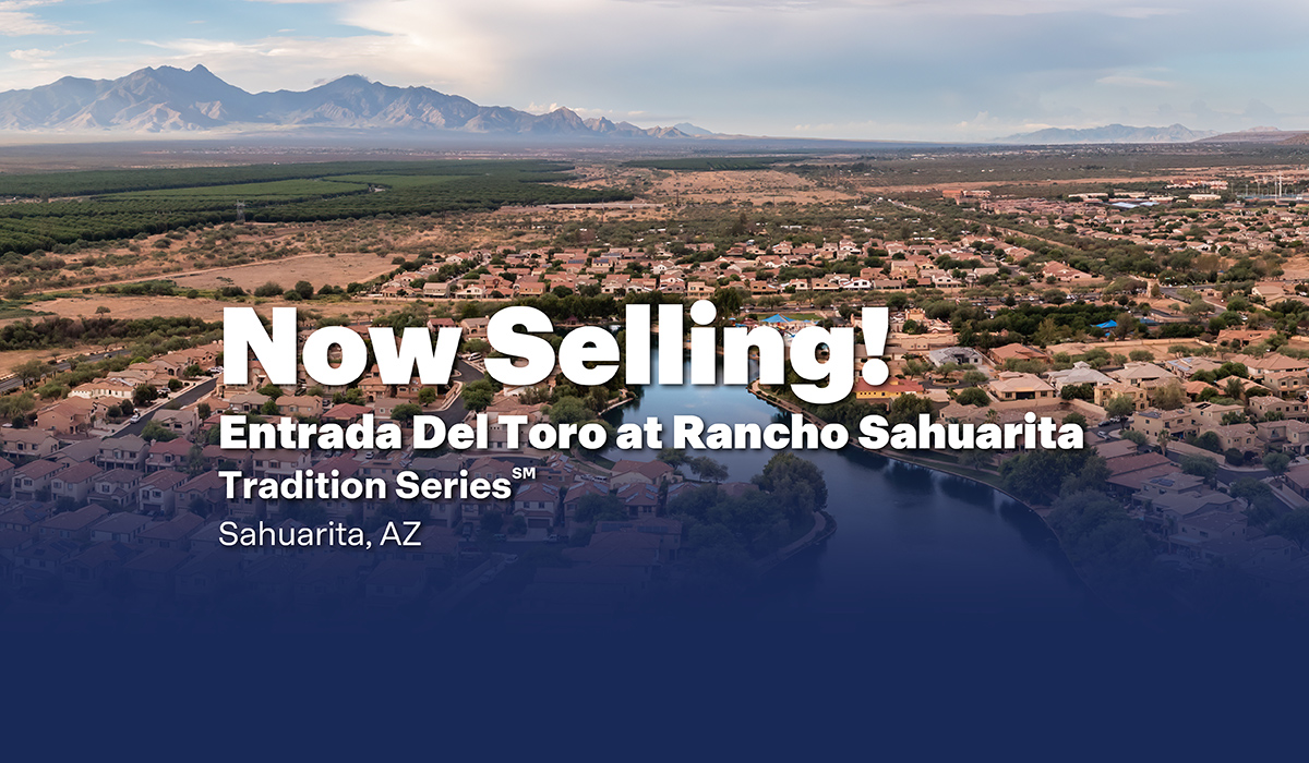 D.R. Horton, America’s Builder, is pleased to announce Entrada Del Toro, a brand-new residential neighborhood thoughtfully positioned within the highly sought-after master-planned community of Rancho Sahuarita in Southern Arizona.
