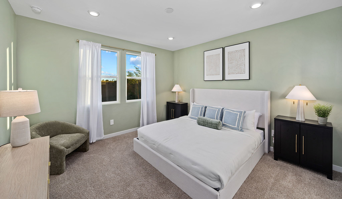 Introducing the Mariposa at Entrada Del Toro, a stunning single-story home within the master-planned community of Rancho Sahuarita.  This spacious and inviting home offers 1,897 sq. ft., four bedrooms, three full bathrooms, covered back patio, and two-car garage. This impressive layout is ideal for large households, multigenerational living, or anyone who simply wants room to grow, gather, and live comfortably.  A welcoming front porch leads you into the entryway, which flows into the expansive open-concept great room, dining area, and kitchen. The kitchen features a large center island, Shaker-style cabinetry, and plenty of storage space. With thoughtful design and abundant natural light this home welcoming.  One of the standout features of the Mariposa is the second bedroom that features an en-suite bathroom, perfect for multi-generational living, young adult, or a guest-style suite.  Our homes at Entrada Del Toro are designed with the future in mind. Each home features a light lace stucco exterior, landscaped front yards with auto drip irrigation, and large backyards that are fully fenced and ready for your personal touch. Inside, the Home is Connected® Smart Home package brings modern convenience to your fingertips with a smart thermostat, video doorbell, keyless entry, and a Wi-Fi® enabled garage door opener.  With its expansive living spaces, flexible bedroom arrangements, and thoughtful deign throughout, the Mariposa offers the ultimate combination of comfort, convenience, and room to thrive.  Residents of Entrada Del Toro will enjoy access to Rancho Sahuarita’s extensive amenity offerings, which include a full-service fitness center, multiple large swimming pools, pickle-ball courts, splash pads, playgrounds, and sizable parks and recreational spaces designed for all ages and lifestyles. In addition, homeowners will have exclusive access to the brand-new Entrada Del Toro Community Center, scheduled to open Spring 2026, further enhancing the neighborhood experience with modern gathering and recreational spaces close to home.  *Images shown are for reference only. They depict The Mariposa sales model home and may not represent the actual home.