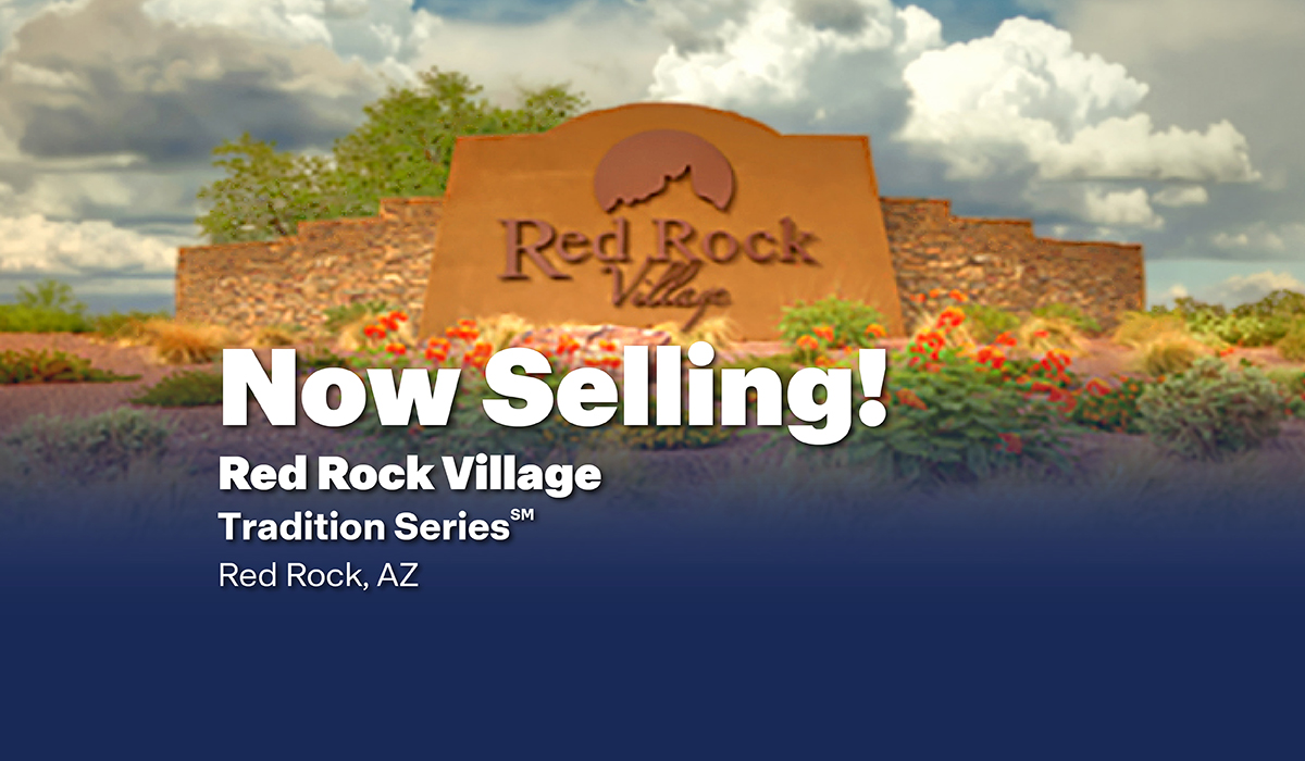 D.R. Horton, America’s Builder, is pleased to announce Red Rock Village, a brand-new residential neighborhood thoughtfully positioned within the highly sought-after master-planned community of Red Rock, Arizona.