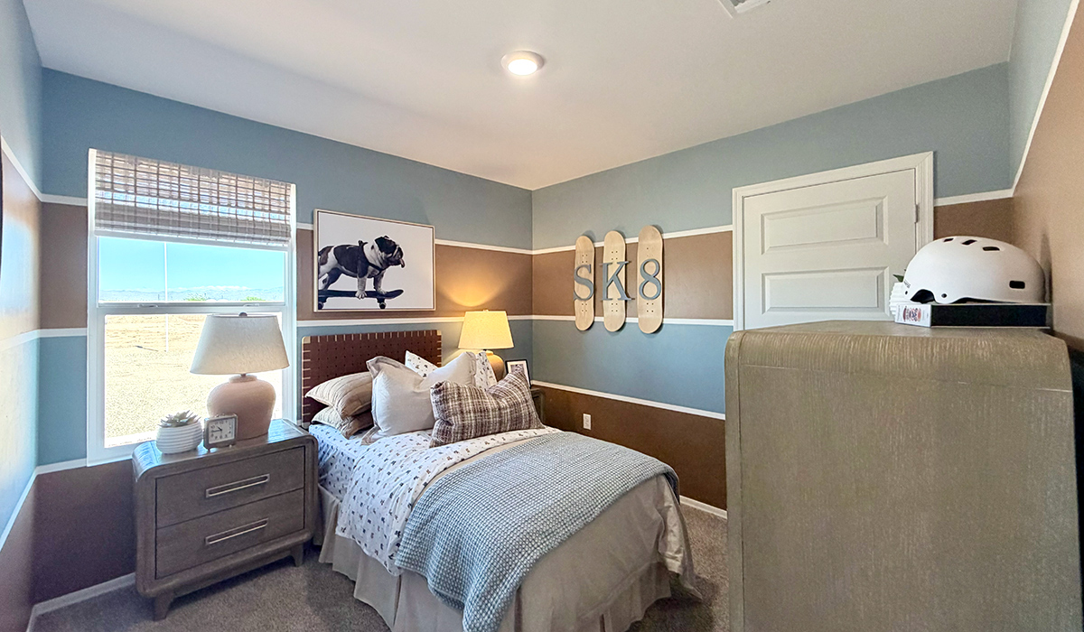 Welcome to The Ember, a thoughtfully designed brand new floor plan available at Red Rock Village by D.R. Horton in Red Rock, Arizona. Offering 1,621 square feet in a spacious single-story layout, The Ember combines modern style, functionality, and comfort, making it an excellent choice for families, first-time homebuyers, and those seeking convenience and sleek design.  Upon entry, you're welcomed into an open-concept living space that creates an inviting atmosphere for both everyday living and entertaining. The spacious great room flows seamlessly into the dining area and kitchen, providing a connected environment where family and friends can gather. The kitchen features a modern design with centrally located island and includes a walk-in pantry that makes meal preparation, entertaining, and daily routines effortless.  Designed with privacy and practicality in mind, The Ember offers four well-appointed bedrooms and two full bathrooms. The spacious primary suite serves as a relaxing retreat and includes a large walk-in closet and en-suite bathroom. Three additional bedrooms provide flexibility for family members, guests, or a home office and are conveniently located near the second full bathroom.  The utility room adds convenience to everyday living with access from the garage and internal hallway.  Step outside to a spacious backyard where you can enjoy Red Rock's scenic mountain views and beautiful desert surroundings. Whether you're enjoying a quiet morning coffee, spending time with family, or hosting a weekend barbecue, this outdoor space offers the perfect place to relax and unwind.  Additionally, The Ember is equipped with D.R. Horton’s Home Is Connected® Smart Home package, which includes a smart thermostat, video doorbell, keyless entry, and Wi-Fi® enabled garage door opener.  Living in Red Rock Village means enjoying an amenity-rich, family-friendly, affordable master-planned community with a full Lifestyle Program that brings neighbors together through exciting events and activities for all ages. Residents enjoy access to a state-of-the-art community pool with a waterslide, as well as a variety of recreational amenities including a skatepark, sand volleyball courts, basketball courts, and baseball fields. Red Rock Village is also home to Red Rock Elementary, a K-8 school conveniently located within the community. Beautiful pocket parks, walking paths, and bike trails further enhance the outdoor lifestyle that makes Red Rock Village such a special place to call home.
