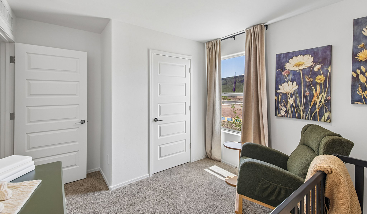 Welcome to The Cedar, a thoughtfully designed brand new floor plan available at Sorrel Ridge Estates by D.R. Horton located in Southwest Tucson, Arizona. Offering 1,434 square feet of comfortable and functional living space, The Cedar is ideal for those seeking a home that blends modern style, flexibility, and everyday convenience.  Upon entry, you’re welcomed into an open-concept layout designed to create a seamless flow throughout the home. The spacious great room serves as the heart of the home and connects effortlessly to the dining area and kitchen, making it perfect for entertaining guests or enjoying quality time with family. The kitchen features a modern design with ample counter space, generous cabinetry, and a large island that enhances both functionality and style.  The Cedar offers three well-appointed bedrooms and two full bathrooms, providing plenty of room for families, guests, or a home office. The private primary suite is thoughtfully positioned away from the secondary bedrooms, creating a peaceful retreat complete with a spacious walk-in closet and en-suite bathroom. Two additional bedrooms are conveniently located near the front of the home and share a full bathroom.  Designed with convenience in mind, the home includes a centrally located utility room, offering easy access to laundry while maximizing the home’s efficient layout.  Step outside to a spacious backyard, where you can unwind and enjoy scenic mountains views and catch beautiful sunsets while taking in the desert landscapes. Whether you’re sipping your morning coffee or hosting a weekend barbecue, this outdoor space is a space to relax and enjoy.  Additionally, The Cedar is equipped with D.R. Horton’s Home is Connected Smart Home package, which includes a smart thermostat, video doorbell, keyless entry, and Wi-Fi® enabled garage door opener.  Living in Sorrel Ridge Estates offers a family-friendly environment complete with walking trails, playground, and dog park.  With convenient access to major employers like the University of Arizona and Tucson International Airport, Sorrel Ridge Estates offers the perfect balance of connectivity, comfort, and lifestyle.  *Images shown are for reference only. They depict The Cedar sales model home and may not represent the actual home.