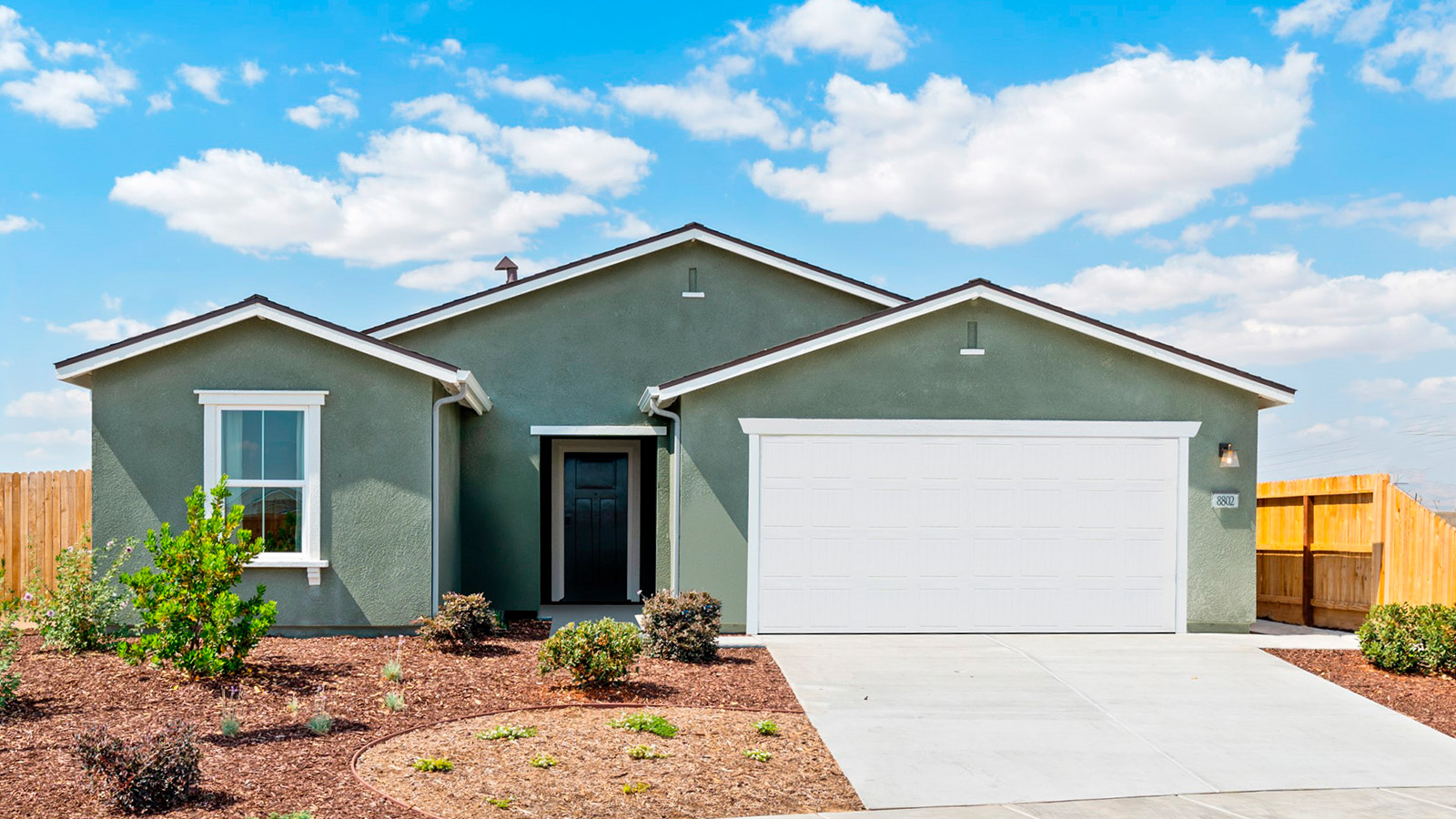 exterior of home in Amber Ridge in Merced