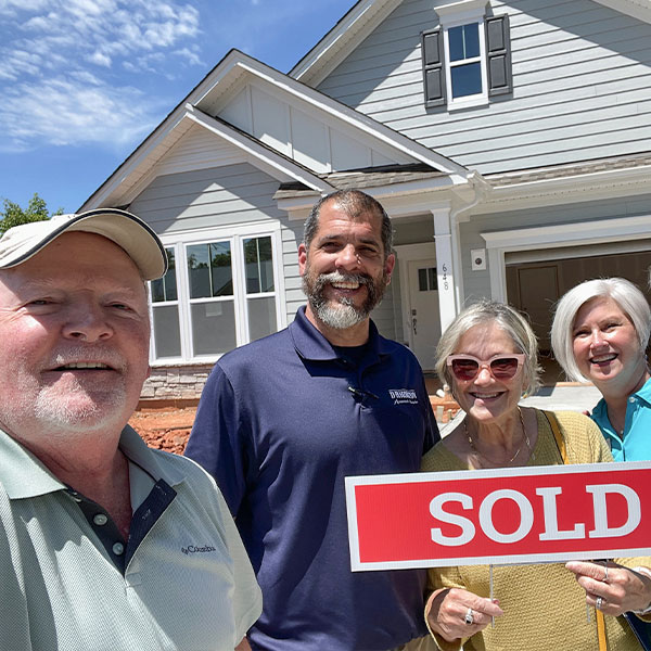 D.R. Horton Real Estate Agents Sold Sign Family